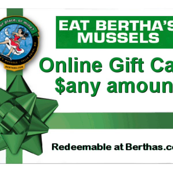 Online Gift Card (online use only)