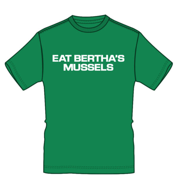 Bertha's Classic Green T-Shirt -FREE SHIPPING